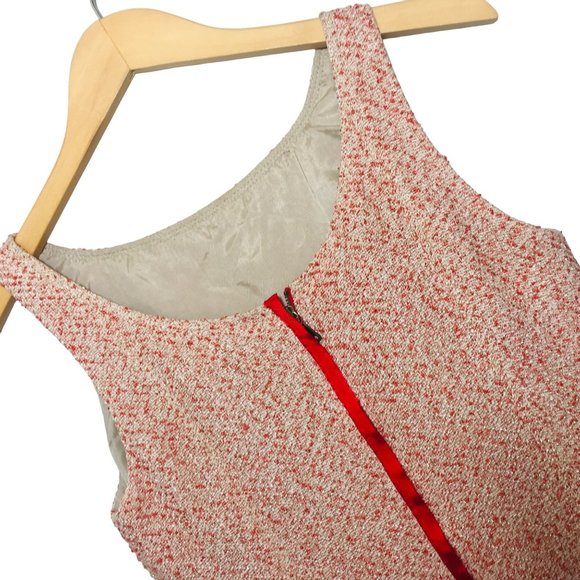 MAGASCHONI Tweed Sleeveless Sheath Dress Size 4 - Picture 6 of 10